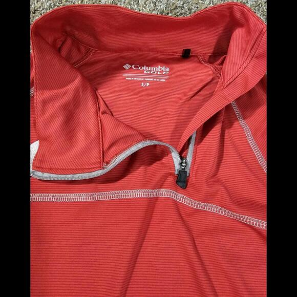Wisconsin Badgers Columbia Athletic Womens Small Red 1/4 Zip - Picture 3 of 11